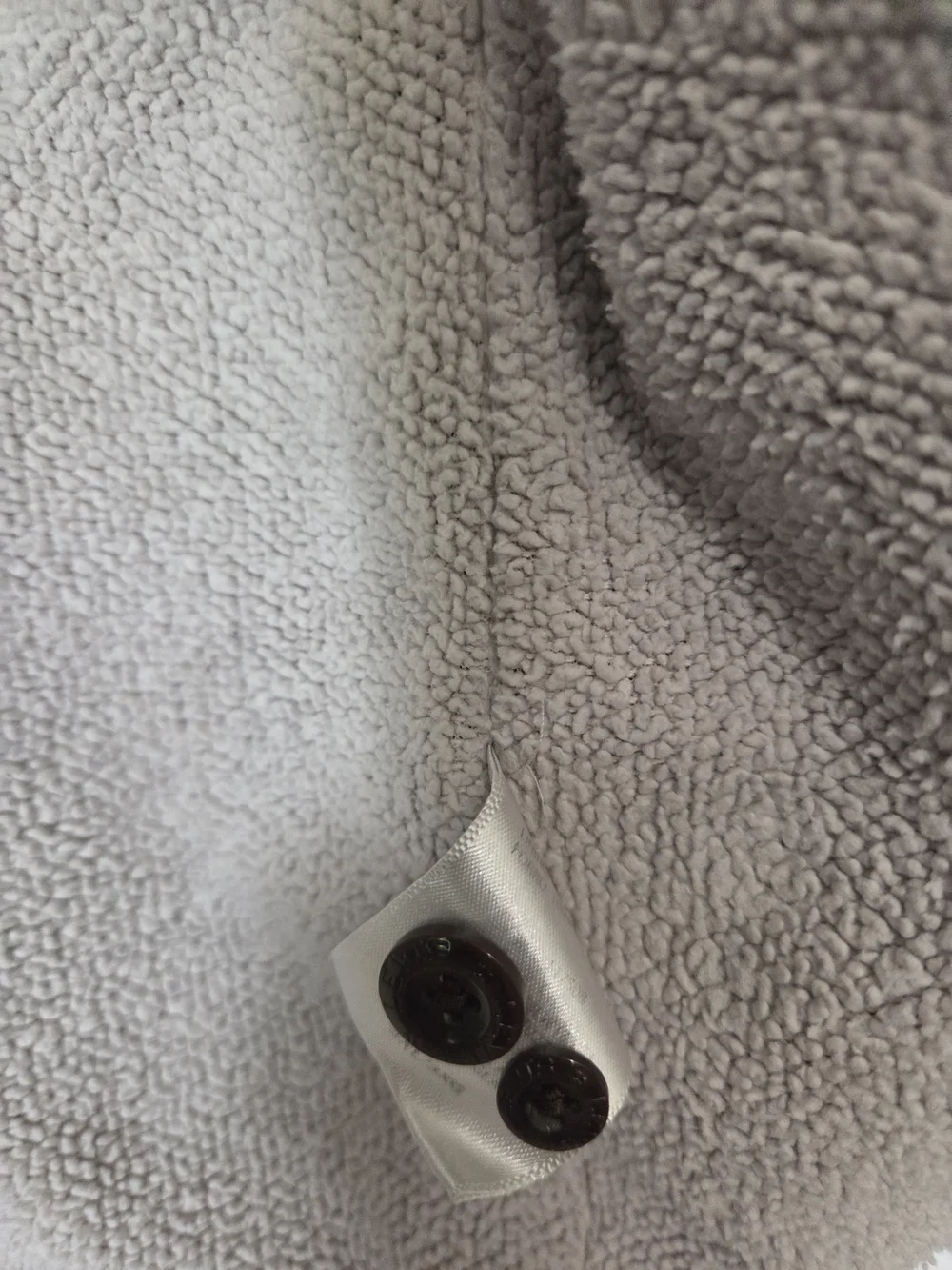 Levi's Mens XXXL Distressed Gray Sherpa Fleece Lined Button Down Workwear Jacket - Picture 8 of 8